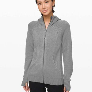 Lululemon Women's Gray Hooded Sweater